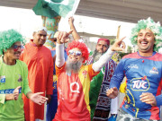 پی ایس ایل 4  کراچی میں کرکٹ کے رنگ چھاگئے 