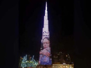 برج خلیفہ نیوزی لینڈ کی وزیراعظم کی تصویر سے جگمگا اُٹھا