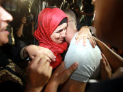 اسرائیلی جیل سے 26 فلسطینی رہا 11 مغربی کنارے 15 غزہ پہنچ گئے 