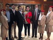 آئی سی سی ورلڈکپ ٹرافی پاکستان پہنچ گئی