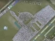 سانحہ کرائسٹ چرچ  جھنگ میں 25 ہزار افراد کا مسجد النور کا انسانی ماڈل بنا کر شہدا کو خراج عقیدت