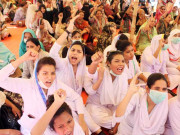 سندھ حکومت کا احتجاجی نرسوں کے خلاف کارروائی کا فیصلہ