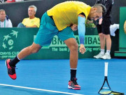 ریکٹ توڑا بوتل کو کک کرسی کورٹ میں پھینک دی کریگوئس ڈس کوالیفائی