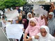 کراچیکچھی برداری کا سپریم کورٹ رجسٹری کے باہر مظاہرہ 