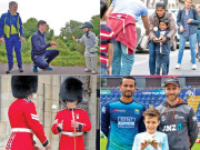 کارڈف میں ورلڈ کپ میچ کی آفیشل گیند دلچسپ انداز میں کپتانوں کودی گئی