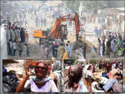 ریلوے ٹریک متاثرین کا عید ملبہ کا ڈھیر بنے گھروں پر منانے کا اعلان