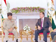 جنرل کیانی سے تاجکستانی ہم منصب اور وزیر دفاع کی ملاقات