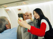 پی آئی اے فلائٹ میں چینی لڑکی کی شہباز شریف کے ساتھ سیلفی