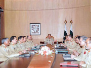 کراچی آپریشن میں تمام خفیہ ادارے معاونت کرینگے کور کمانڈر کانفرنس میں فیصلہ 