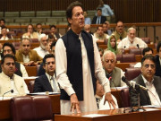 سلیکٹڈ کی بات وہ کر رہے ہیں جنہوں نےامریکا کو این آر او کیلئے کہا وزیراعظم