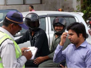 بغیر ہیلمٹ سفر پر ساڑھے 11 ہزار چالان 7 ہزار موٹر سائیکلیں ضبط