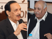 اپوزیشن کا چیئرمین سینیٹ کیلیے راجہ ظفرالحق اور حاصل بزنجو کے نام پر غور