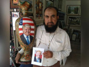 پاکستانی مصور نے صدر ٹرمپ کے لیے فن پارہ تیار کر لیا