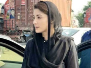 مریم نواز کا نواز شریف کی تصویر والا لباس پہن کر انوکھا احتجاج