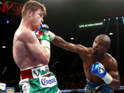 باکسنگ فلوئیڈ مے ویدر نے سول الوریز کو پچھاڑ دیا   