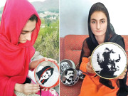 مالاکنڈ کی جواں سالہ ماہرکندہ کار نے سوئی سے چھلنی پر تصاویر بنا دیں