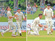 دھنن جایا کا آسان ریٹرن کیچ گرا کر ٹرینٹ بولٹ مذاق کا نشانہ بن گئے