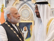 مودی کو یو اے ای کے سب سے بڑے سویلین ایوارڈ سے نواز دیا گیا