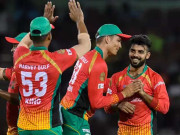 کیریبیئن  کرکٹ  شعیب اور شاداب نے واریئرز کو فتح دلوادی