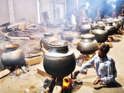 یاد امام حسینؓ  نجی سوسائٹی کے تحت 72 دیگ حلیم کا لنگر