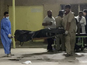 کربلا کے نزدیک مسافر بس دھماکے سے تباہ 12 افراد جاں بحق