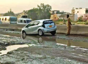 ازسرنو تعمیر ہونے والی نیشنل ہائی وے بھی تباہ