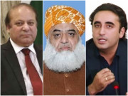 فضل الرحمان کا نواز شریف اور بلاول کو فون آزادی مارچ کے لائحہ عمل پر گفتگو