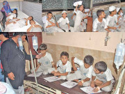 حیدر آباد ناقص کھانا کھانے سے40 بچے بے ہوش بورڈنگ اسکول سیل