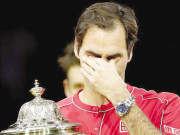 راجر فیڈرر دسواں سوئس انڈور ٹائٹل جیتنے کے بعد روپڑے