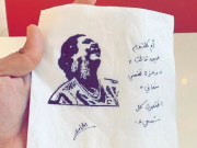  ٹشو پیپر پر مصوری کے شاہکار نمونے بنانے والا سعودی نوجوان