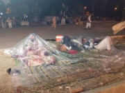 اسلام آباد میں بارش کے باعث سردی دھرنے کے شرکا کو مشکلات کا سامنا