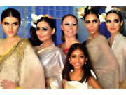 ارم بخاری نیویارک فیشن شومیں بھارتی اداکاراؤں کے ساتھ جلوہ گر