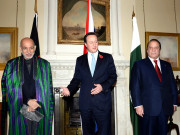 طالبان کے مسئلے پر لندن میں تینوں رہنماؤں کی اہم ملاقات