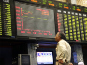 کراچی اسٹاک مارکیٹ منافع کیلیے فروخت پر دباؤ مزید76پوائنٹس کی کمی 