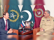 آرمی چیف سے روسی وزیر تجارت برطانوی ہائی کمشنر کی ملاقاتیں