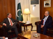شاہ محمود سے زلمے خلیل کی ملاقات طالبان سے مذاکرات پر اعتماد میں لیا