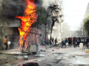 شامی افواج کا دمشق میں راکٹوں سے حملہ 8 افراد ہلاک متعدد زخمی