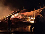 فشری کراچی میں آتشزدگی کروڑوں روپے کی لانچیں اور گودام خاکستر