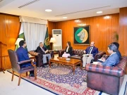 امریکی ناظم الامور کی وزیر خارجہ اسحاق ڈار سے ملاقات، پاکستان امریکا دوطرفہ تعلقات پر تبادلہ خیال