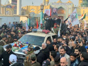 قاسم سلیمانی کے جنازے میں ہزاروں افراد شریک امریکا مردہ باد کے نعرے