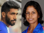 کرکٹ  ایوارڈز  جسپریت بمرا اور پونم یادیو نے میلہ لوٹ لیا