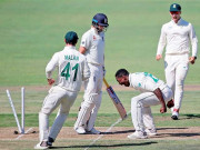 بیٹسمین کے سامنے جاکر چلانا ربادا کو مہنگا پڑگیا