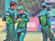 انڈر 19 ورلڈ کپ پاکستانی بولرز کے ہاتھوں اسکاٹش بیٹنگ لائن تہس نہس