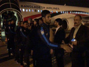 بنگلا دیش کرکٹ  ٹیم ٹی ٹوئنٹی سریز کیلئے پاکستان پہنچ گئی