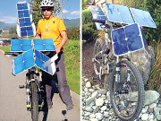 اب سائیکل بھی سورج کی روشنی سے چلے گی  