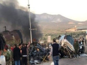 شام میں تیز رفتار آئل ٹینکر نے درجنوں گاڑیوں کو روند ڈالا 32 ہلاک اور 77 زخمی