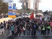 اسلام آباد میں عورت مارچ کے شرکا پر بعض افراد کا پتھراؤ