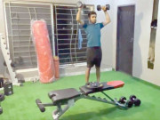 بابر اعظم گھر پر سخت ٹریننگ سے وقت گزارنے لگے