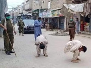 لاہور میں گھروں سے باہر نکلنے والے سیکڑوں افراد کے خلاف مقدمات درج