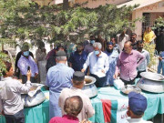 بلدیاتی نمائندوں کی جانب سے راشن کی تقسیم کھانے کا انتظام